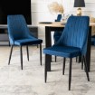 Mebel Elite Стул Bari, темно-синий, велюровый, ME.BARI/GR/V/K - Home Club, изображение 3