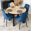 Mebel Elite Стул Bari, темно-синий, велюровый, ME.BARI/GR/V/K - Home Club, изображение 5