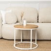 Mebel Elite Столик Ann «Дуб/Белый», ME.ANN/D/B/L - Home Club, изображение 2