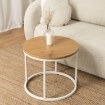Mebel Elite Столик Ann «Дуб/Белый», ME.ANN/D/B/L - Home Club, изображение 3