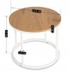 Mebel Elite Столик Ann «Дуб/Белый», ME.ANN/D/B/L - Home Club, изображение 7