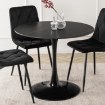 Mebel Elite Стол Sander, керамический, 89 см, черный, ME.SANDER/CZ/S - Home Club, изображение 2
