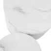 Mebel Elite Набір столиків Leila, білий мармур, ME.LEILA/BM/L - Home Club, зображення 4