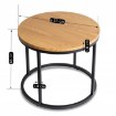 Mebel Elite Столик Lella «Золотой дуб», ME.LELLA/DZ/CZ/L - Home Club, изображение 7