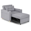 Mebel Elite Розкладне крісло Solor, сіре, ME.SOLOR/P/T/FW - Home Club, зображення 8