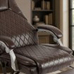 Mebel Elite Вращающееся кресло Giorgio с функцией массажа и подогрева, коричневого цвета, ME.GIORGIO/BR/E/FO - Home Club, изображение 4