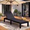 Mebel Elite Садовое кресло Arizona, чёрный, из техноротанга, ME.ARIZONA/CZ/RT/OGR/LEZ - Home Club, изображение 2