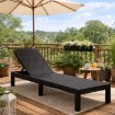 Mebel Elite Садовое кресло Arizona, чёрный, из техноротанга, ME.ARIZONA/CZ/RT/OGR/LEZ - Home Club, изображение 3