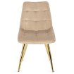 Mebel Elite Стілець Caro кремового кольору з велюру, ME.CARO/KR/ZL/V/K - Home Club, зображення 7
