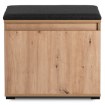 Mebel Elite Шкафчик для обуви Modena 60 см, дуб Artisan/графит, W.MODENA/120/DA/SZAFK - Home Club, изображение 4