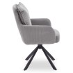 Mebel Elite Обертове крісло City, сіре, з вельвету, ME.CITY/P/SZTR/K - Home Club, зображення 5