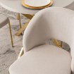 Mebel Elite Стілець Bros кремовий/золотий, ME.BROS/KR/ZL/T/K - Home Club, зображення 5