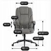 Mebel Elite Обертове крісло Phonix, сіре, ME.PHONIX/P/T/FO - Home Club, зображення 10
