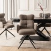 Mebel Elite Вращающееся кресло для гостиной Alvaro, коричневое, ME.ALVARO/BR/T/K - Home Club, изображение 3