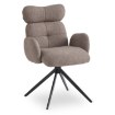 Mebel Elite Вращающееся кресло для гостиной Alvaro, коричневое, ME.ALVARO/BR/T/K - Home Club, изображение 7