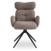 Mebel Elite Вращающееся кресло для гостиной Alvaro, коричневое, ME.ALVARO/BR/T/K - Home Club, изображение 8