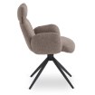 Mebel Elite Вращающееся кресло для гостиной Alvaro, коричневое, ME.ALVARO/BR/T/K - Home Club, изображение 9