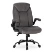 Mebel Elite Вращающееся кресло Comfort, серый велюр, ME.COMFORT/P/T/FO - Home Club
