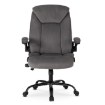 Mebel Elite Вращающееся кресло Comfort, серый велюр, ME.COMFORT/P/T/FO - Home Club, изображение 3