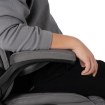 Mebel Elite Вращающееся кресло Comfort, серый велюр, ME.COMFORT/P/T/FO - Home Club, изображение 9