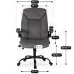 Mebel Elite Вращающееся кресло Comfort, серый велюр, ME.COMFORT/P/T/FO - Home Club, изображение 12
