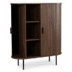 Mebel Elite Комода Trish 100 см, дводверна, розсувна, горіх, ME.TRISH/O/KOM100 - Home Club, зображення 3