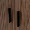 Mebel Elite Комода Trish 100 см, дводверна, розсувна, горіх, ME.TRISH/O/KOM100 - Home Club, зображення 6
