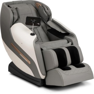 Mebel Elite Массажное кресло Vx Max, серое, из экокожи, ME.VXMAX/P/E/FW - Home Club