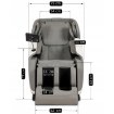 Mebel Elite Массажное кресло Vx Max, серое, из экокожи, ME.VXMAX/P/E/FW - Home Club, изображение 17