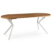 Mebel Elite Стол Dorian, раскладной, 80–160 см, дуб золотой/белый, ME.DORIAN/DZ/B/S - Home Club, изображение 10