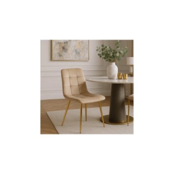 Mebel Elite Кресло York кремового цвета из велюра, ME.YORK/KR/ZL/V/K - Home Club
