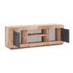Mebel Elite Тв-тумба Blago 140 см, цвет «Сырой дуб/Графит», W.LUNA/OSL/MA/RTV2D - Home Club, изображение 3