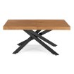 Mebel Elite Стол Hampton, раскладной, 160–240 см, дуб золотистый/чёрный, ME.HAMPTON/D/CZ/S160-240 - Home Club, изображение 8