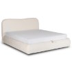 Mebel Elite Кровать 160x200 Bristol с ящиком для вещей, кремовая, из ткани букле, ME.BRISTOL/160/KR/TB/LOZZPOJ - Home Club, изображение 3