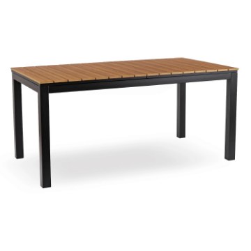 Mebel Elite Садовий стіл Argos 160–260 см, дуб/чорний, ME.ARGOS/160-260/D/CZ/OGR/S - Home Club