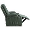 Mebel Elite Раскладной массажный кресло Box, зелёный, из вельвета, ME.BOX2/Z/SZTR/FW - Home Club, изображение 8