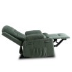 Mebel Elite Раскладной массажный кресло Box, зелёный, из вельвета, ME.BOX2/Z/SZTR/FW - Home Club, изображение 9