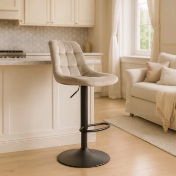 Mebel Elite Стул Arcos 2, бежевый, велюровый, ME.ARCOS2/BZ/V/H - Home Club
