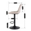 Mebel Elite Стул Arcos 2, бежевый, велюровый, ME.ARCOS2/BZ/V/H - Home Club, изображение 7