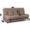 Mebel Elite Набор из 2 диванов-кроватей Nepal, коричневого цвета, PPHUE.WERONIKA/POLARIS4/Z2/WER - Home Club, изображение 11