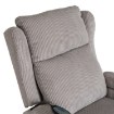 Mebel Elite Розкладне крісло з функцією масажу Sebastian, сіре, з вельветової тканини, ME.SEBASTIAN/P/SZTR/FW - Home Club, зображення 9