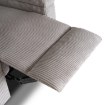 Mebel Elite Розкладне крісло з функцією масажу Sebastian, сіре, з вельветової тканини, ME.SEBASTIAN/P/SZTR/FW - Home Club, зображення 11