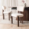 Mebel Elite Комплект: стол Lizbona 160–200 см (белый мрамор/орех) и 4 стула Grenada (кремовые), LIZBONA/BM/O/CER/S160-200/GRENADA/KR/O/TB/Z4/K - Home Club, изображение 4