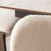Mebel Elite Комплект: стол Lizbona 160–200 см (белый мрамор/орех) и 4 стула Grenada (кремовые), LIZBONA/BM/O/CER/S160-200/GRENADA/KR/O/TB/Z4/K - Home Club, изображение 5