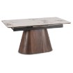 Mebel Elite Комплект: стол Lizbona 160–200 см (белый мрамор/орех) и 4 стула Grenada (кремовые), LIZBONA/BM/O/CER/S160-200/GRENADA/KR/O/TB/Z4/K - Home Club, изображение 8
