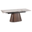 Mebel Elite Комплект: стол Lizbona 160–200 см (белый мрамор/орех) и 4 стула Grenada (кремовые), LIZBONA/BM/O/CER/S160-200/GRENADA/KR/O/TB/Z4/K - Home Club, изображение 9