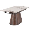 Mebel Elite Комплект: стол Lizbona 160–200 см (белый мрамор/орех) и 4 стула Grenada (кремовые), LIZBONA/BM/O/CER/S160-200/GRENADA/KR/O/TB/Z4/K - Home Club, изображение 10