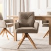Mebel Elite Вращающееся кресло Bianco, коричневое, ME.BIANCO/BR/T/K - Home Club, изображение 2