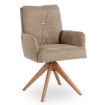 Mebel Elite Вращающееся кресло Bianco, коричневое, ME.BIANCO/BR/T/K - Home Club, изображение 6