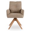 Mebel Elite Вращающееся кресло Bianco, коричневое, ME.BIANCO/BR/T/K - Home Club, изображение 7